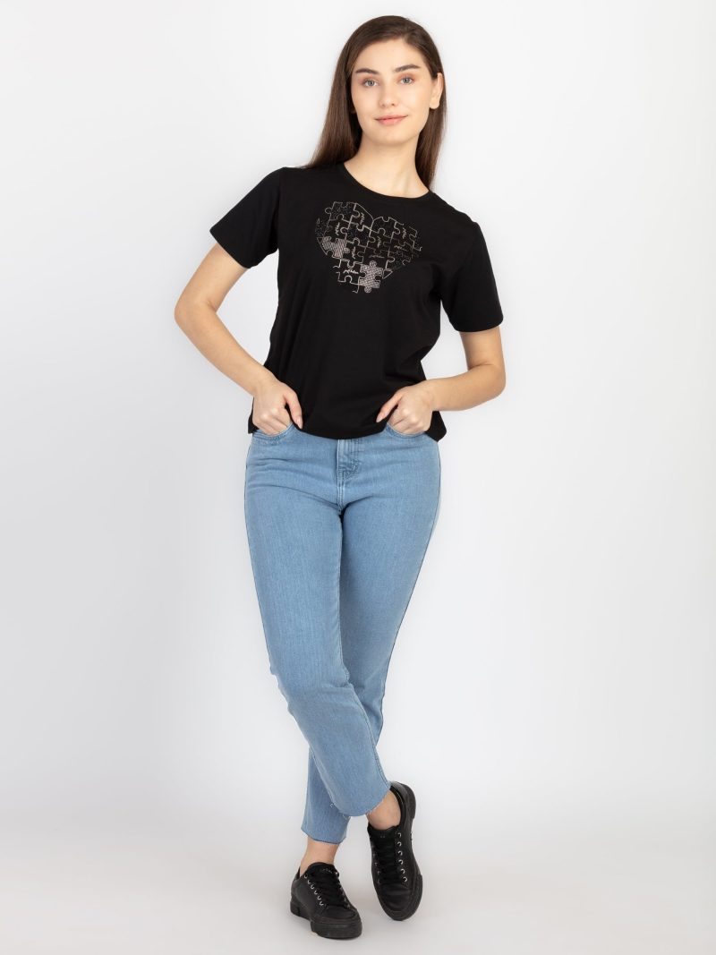 Status Quo Womens Printed Round Neck T-Shirt