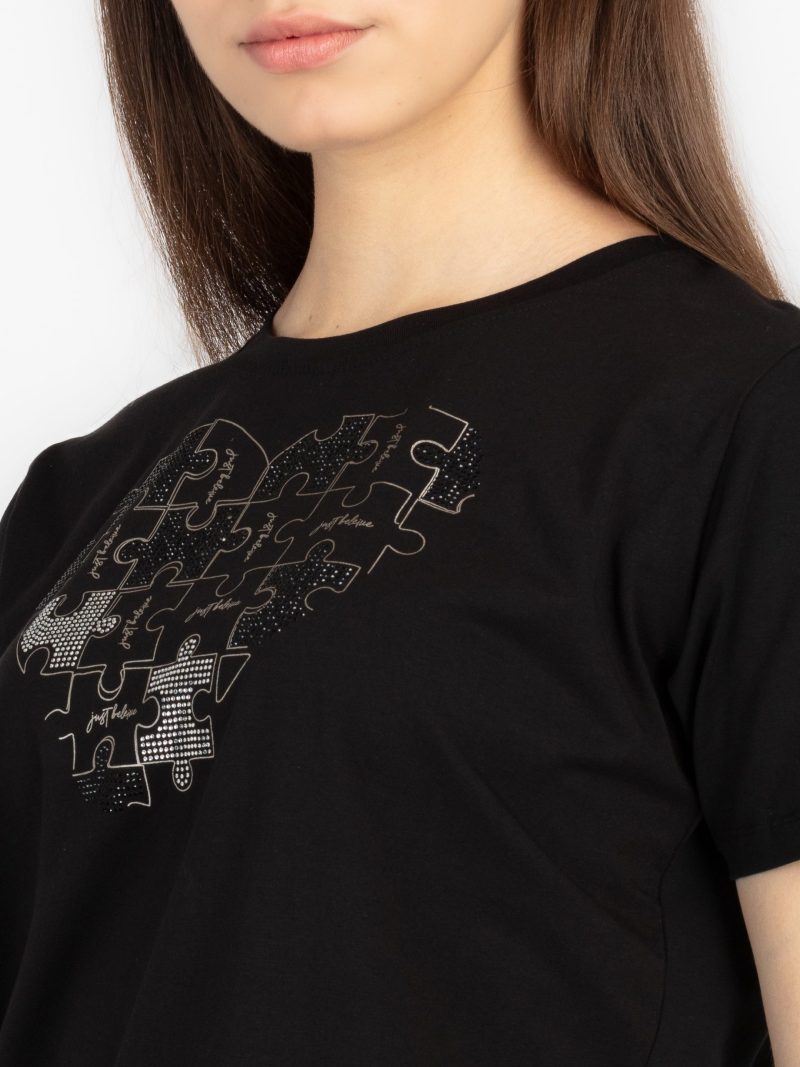 Status Quo Womens Printed Round Neck T-Shirt