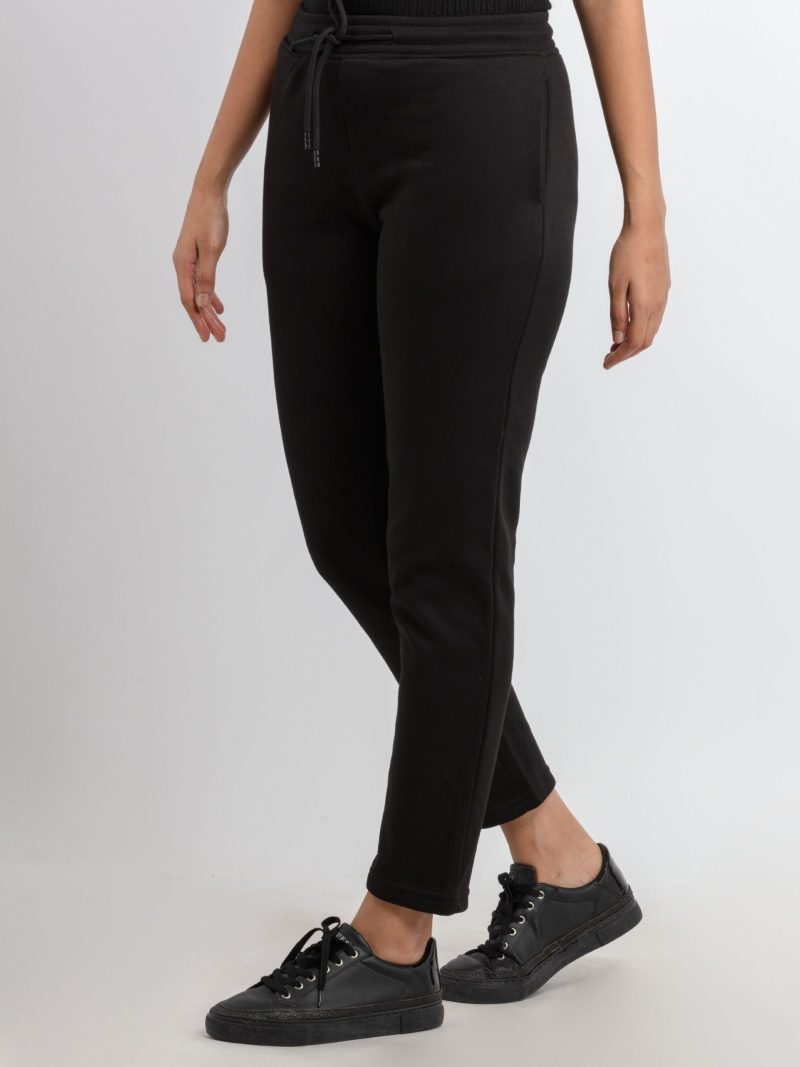 Status Quo Womens Solid Regular Fit Trackpants