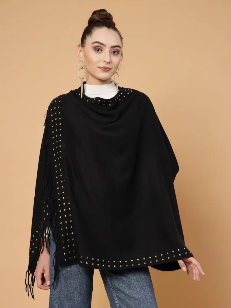 Winter Stole With Tasselled