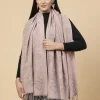 Woven Design Tasselled Stole