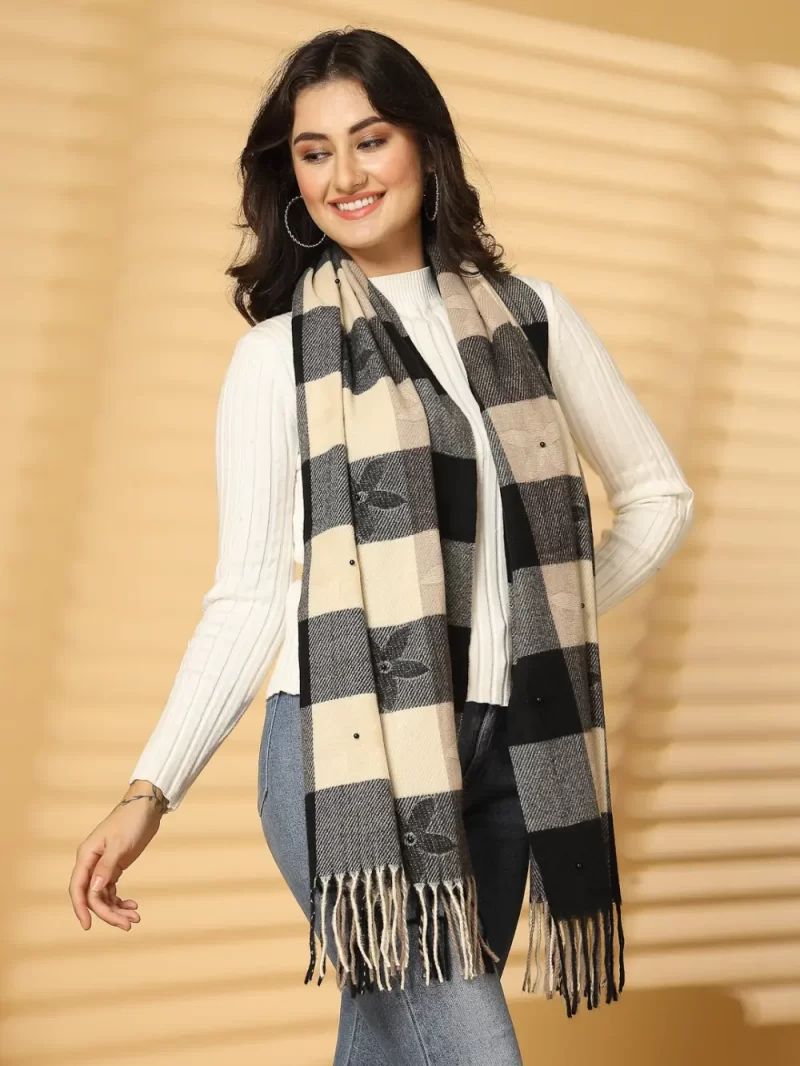 Checked Stole