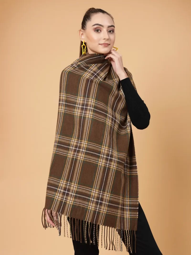 Checked Stole