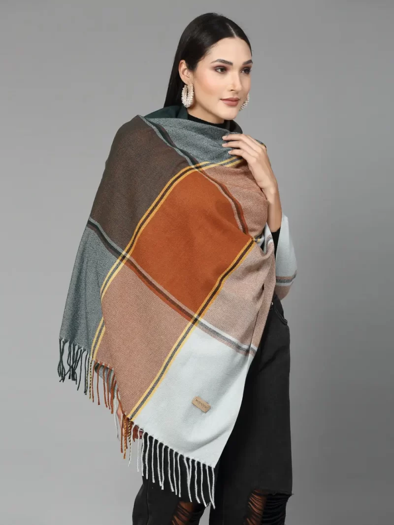 Checked Stole