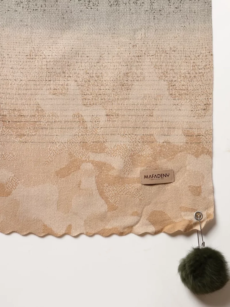 Printed Stole With Tasselled Border