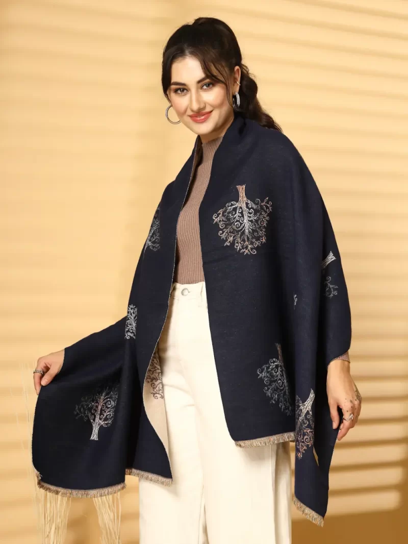 Women Ethnic Motifs Embroidered Stole