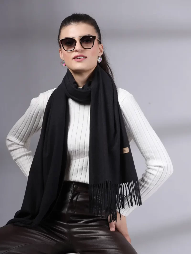 Women Tasselled Border Stole