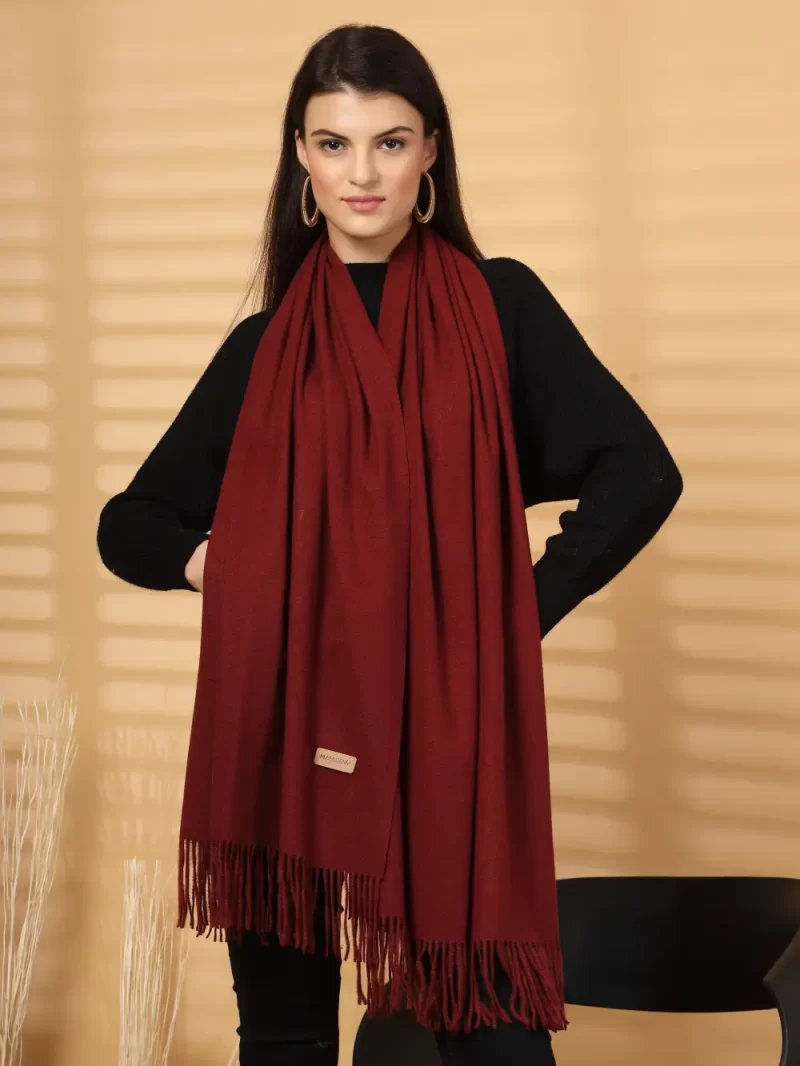 Women Tasselled Border Stole