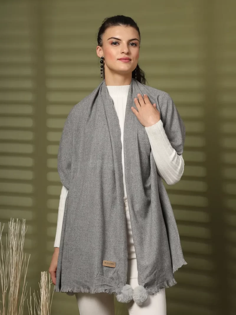 Women Solid Winter Stole