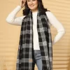 Women Woven Design Winter Stole