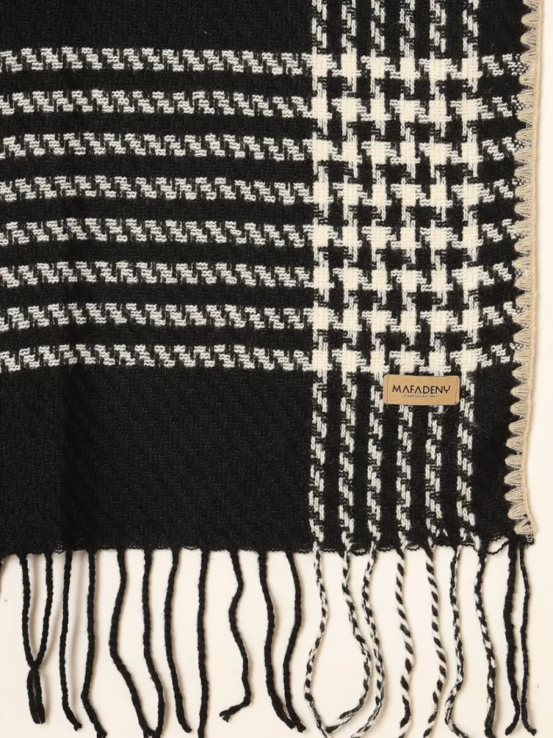 Women Woven Design Winter Stole