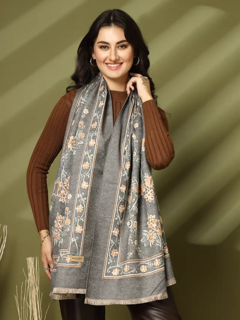 Women Ethnic Motifs Woven Design Stole