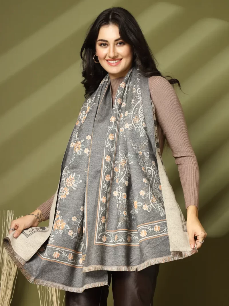 Women Ethnic Motifs Woven Design Stole