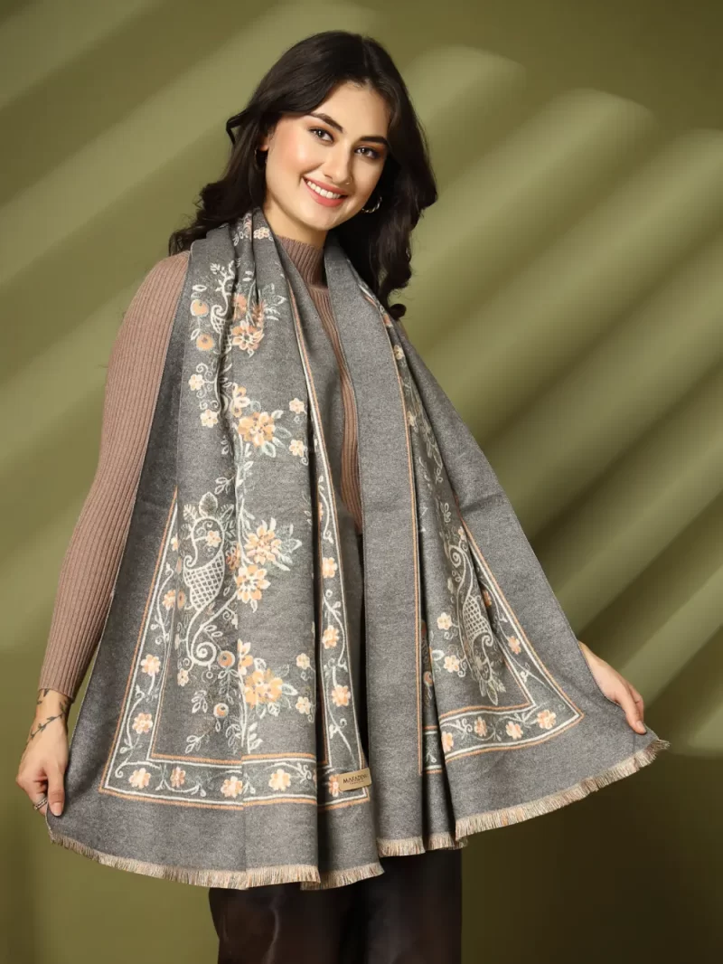 Women Ethnic Motifs Woven Design Stole