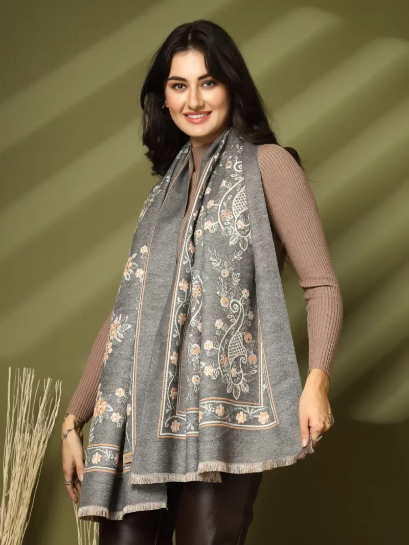 Women Ethnic Motifs Woven Design Stole