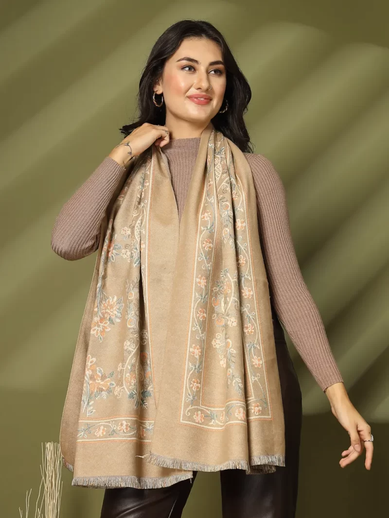 Women Ethnic Motifs Woven Design Stole
