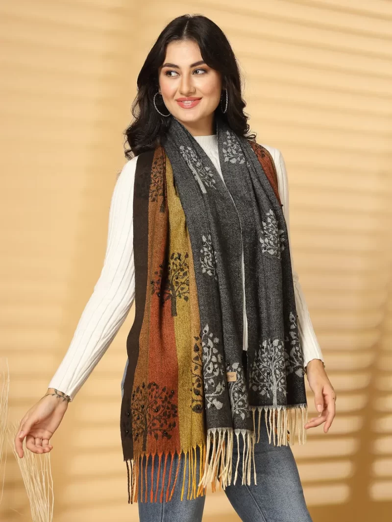 Women Woven Design Stole