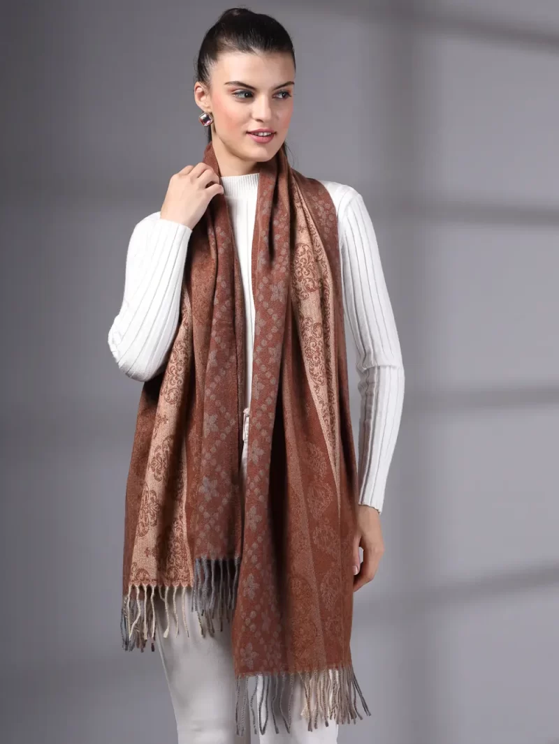 Women Printed Winter Woollen Stole