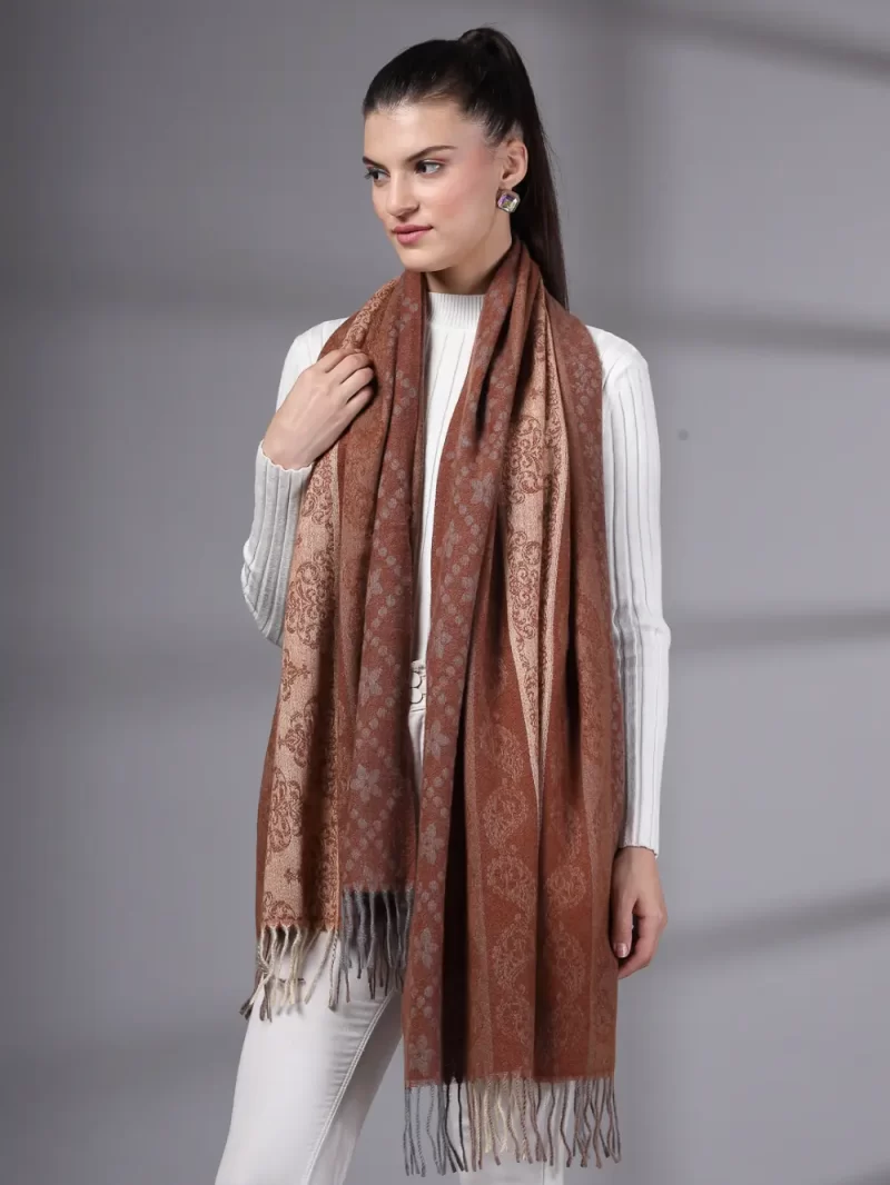 Women Printed Winter Woollen Stole