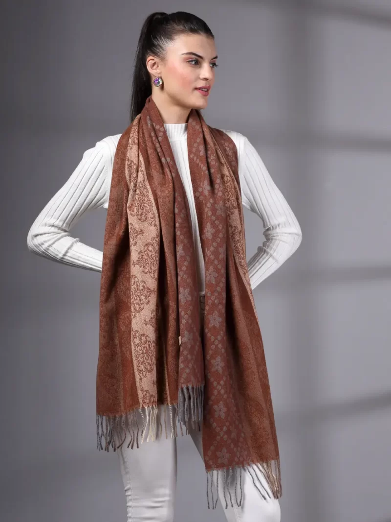 Women Printed Winter Woollen Stole