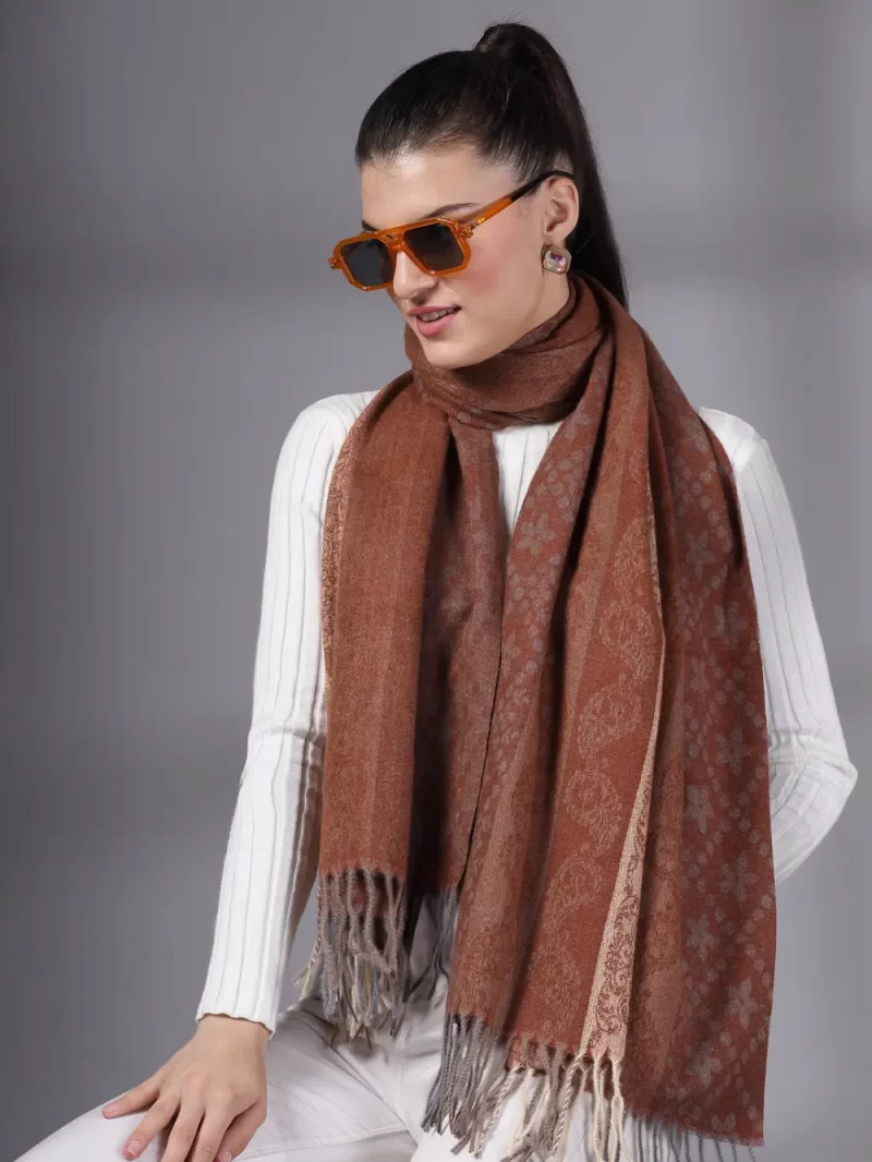 Women Printed Winter Woollen Stole