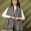 Women Woven Design Winter Stole
