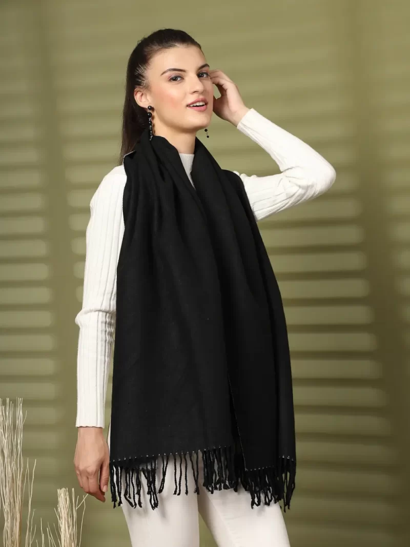 Women Solid Winter Stylished & Cosy Stole