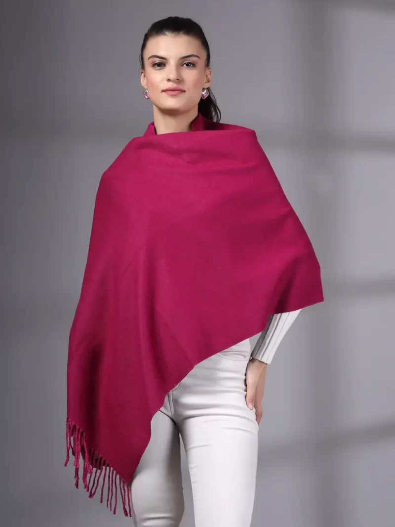 Women Solid Winter Stylished & Cosy Stole