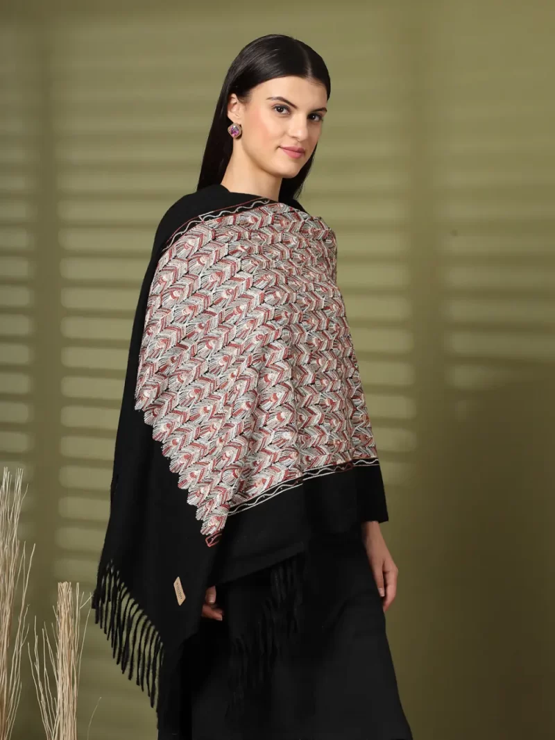 Women Abstract Printed Winter Stole