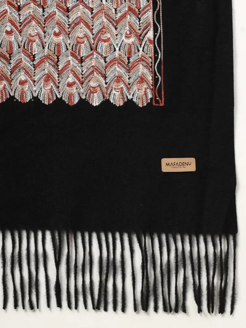 Women Abstract Printed Winter Stole