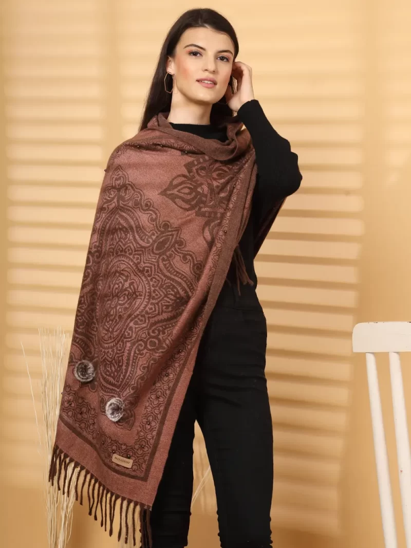 Women Printed Winter Stylished & Cosy Stole