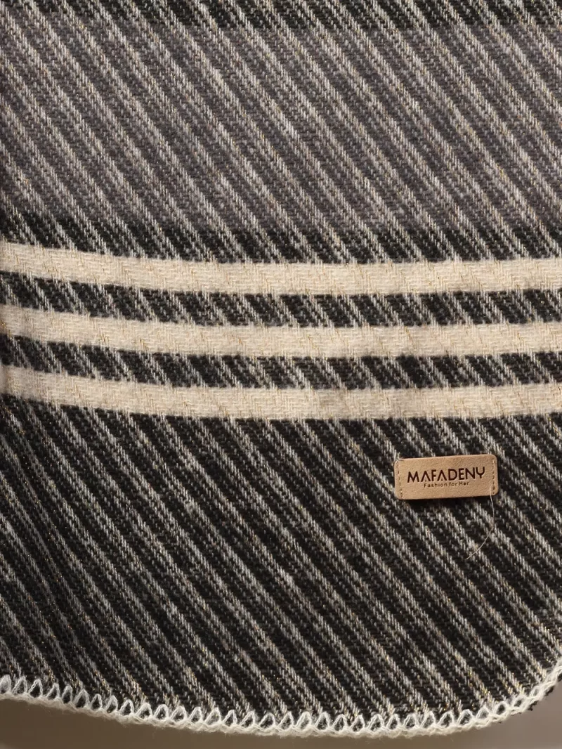 Women Striped Winter Stole