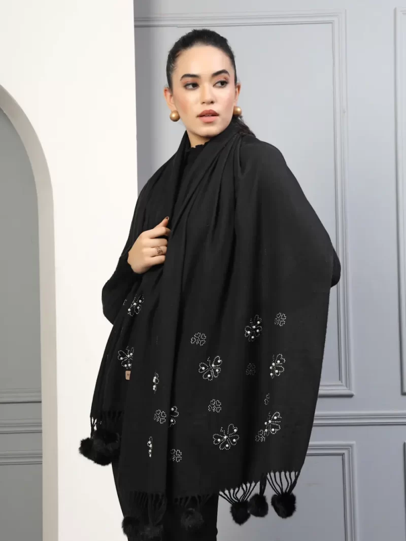 Women Ethnic Motif Embroidered Stole