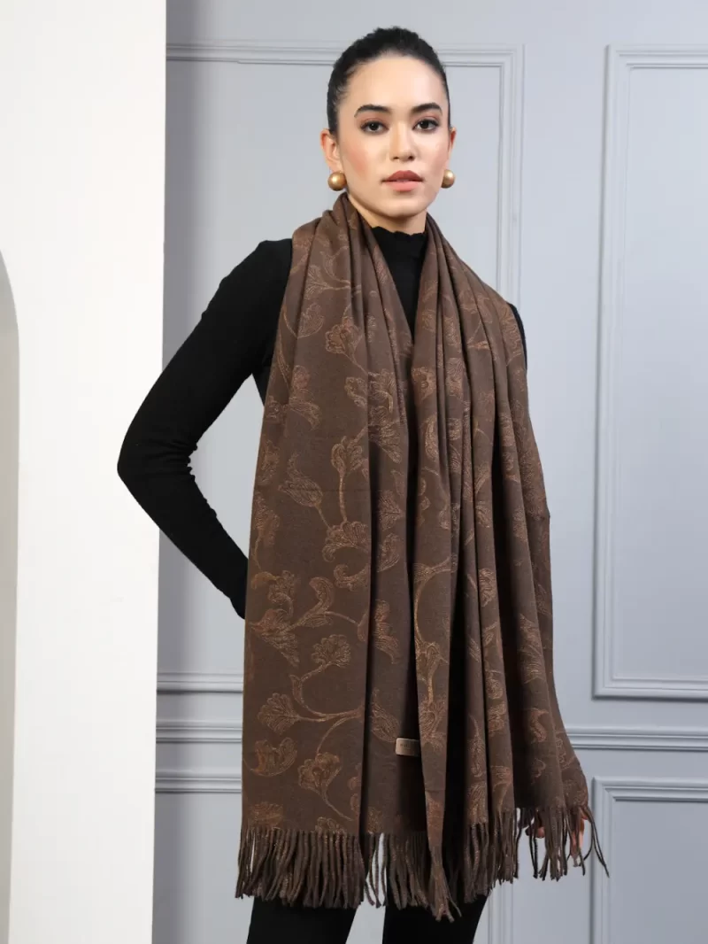 Women Floral Printed Stole