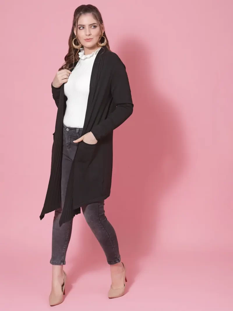 Long Sleeves Open Front Shrug