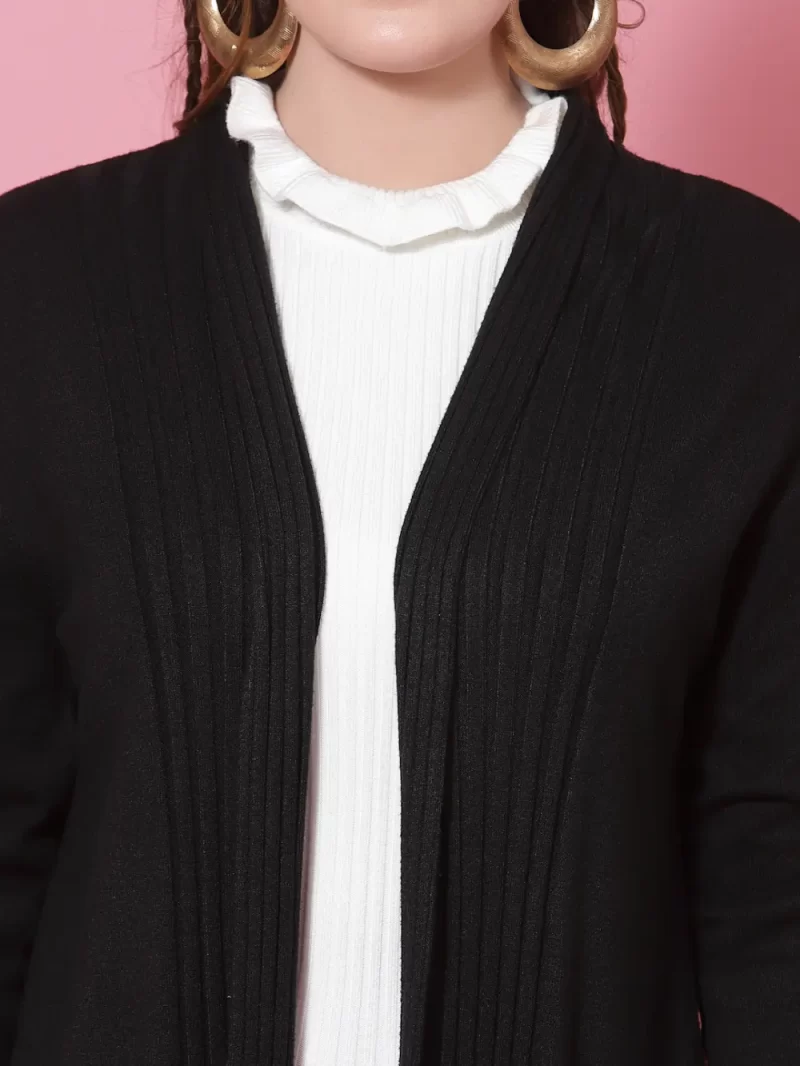 Long Sleeves Open Front Shrug