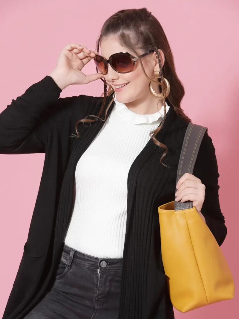 Long Sleeves Open Front Shrug