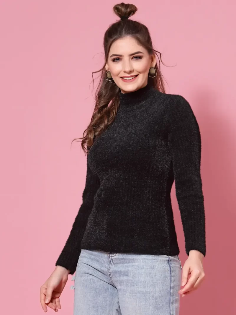 Women Ribbed Pullover