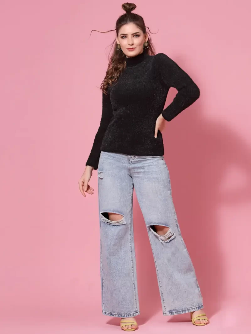 Women Ribbed Pullover