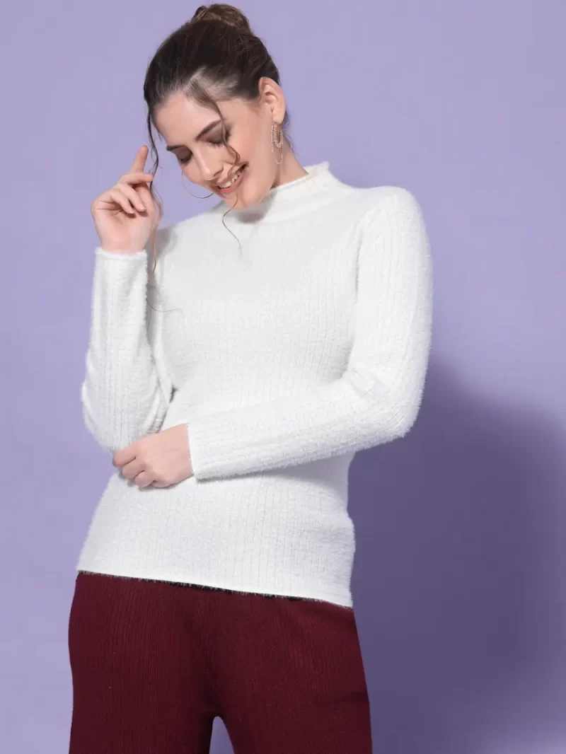 Women Ribbed Pullover
