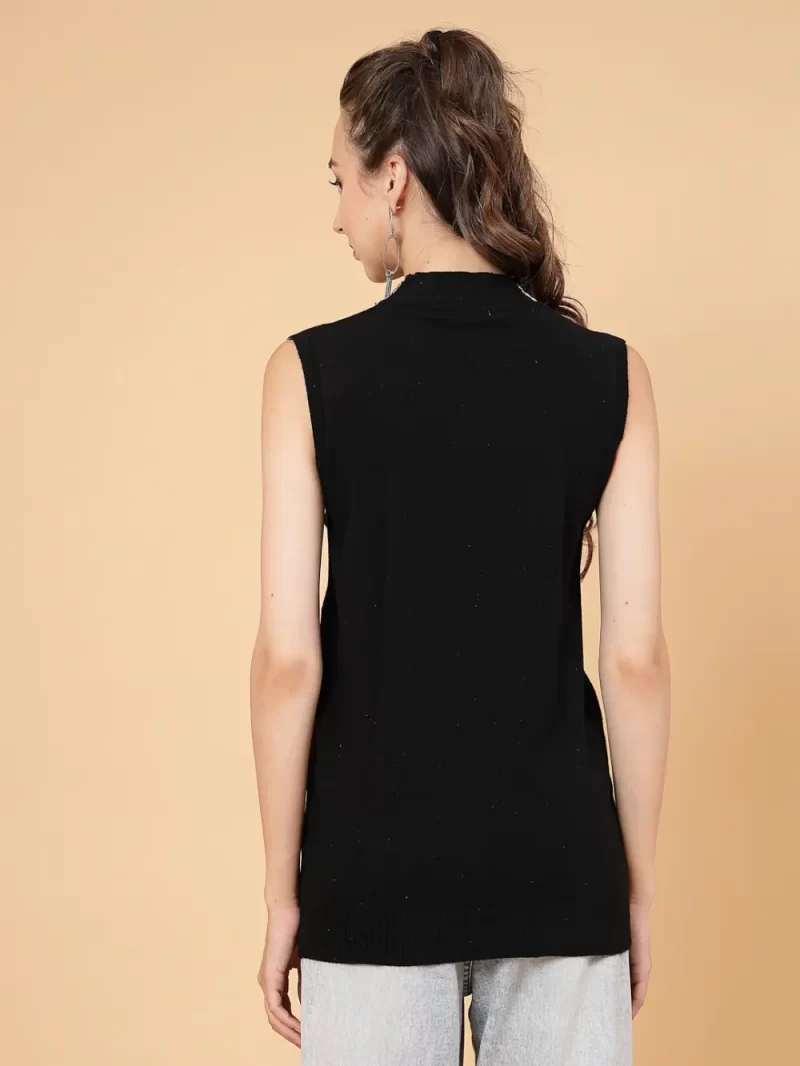 Women High Neck Pullover Sweater