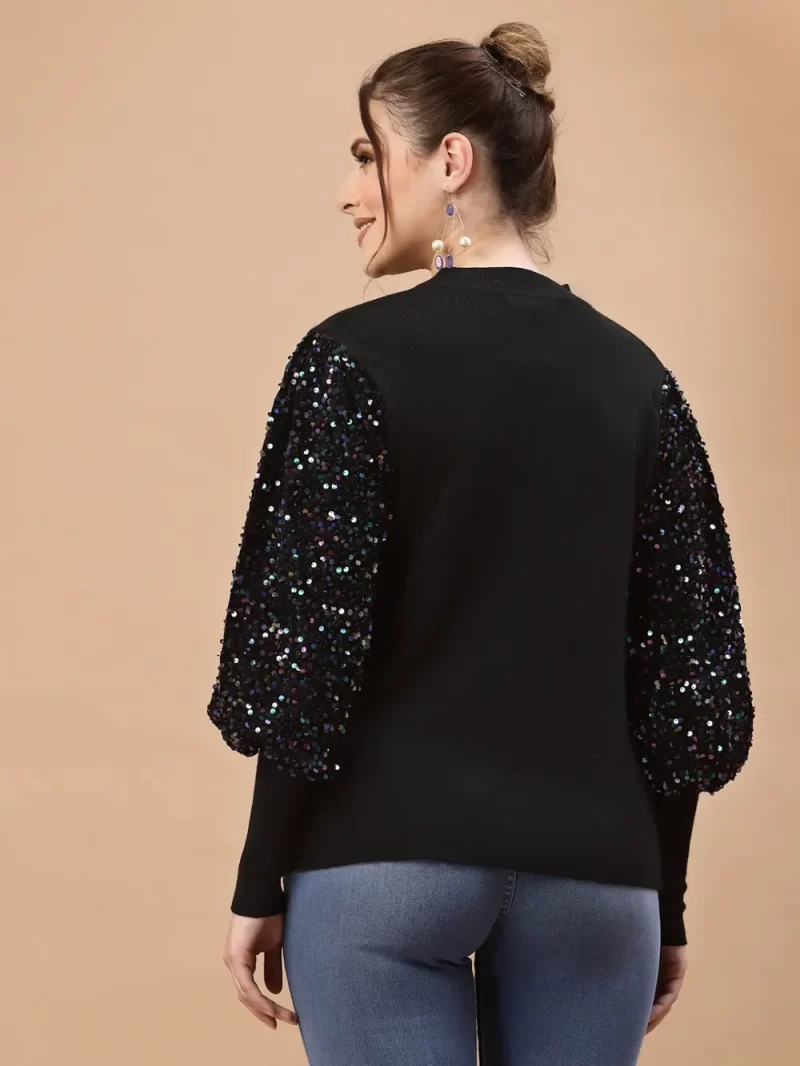 Women Pullover With Embellished Detail