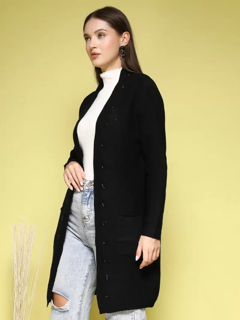 Front Open Longline Shrug