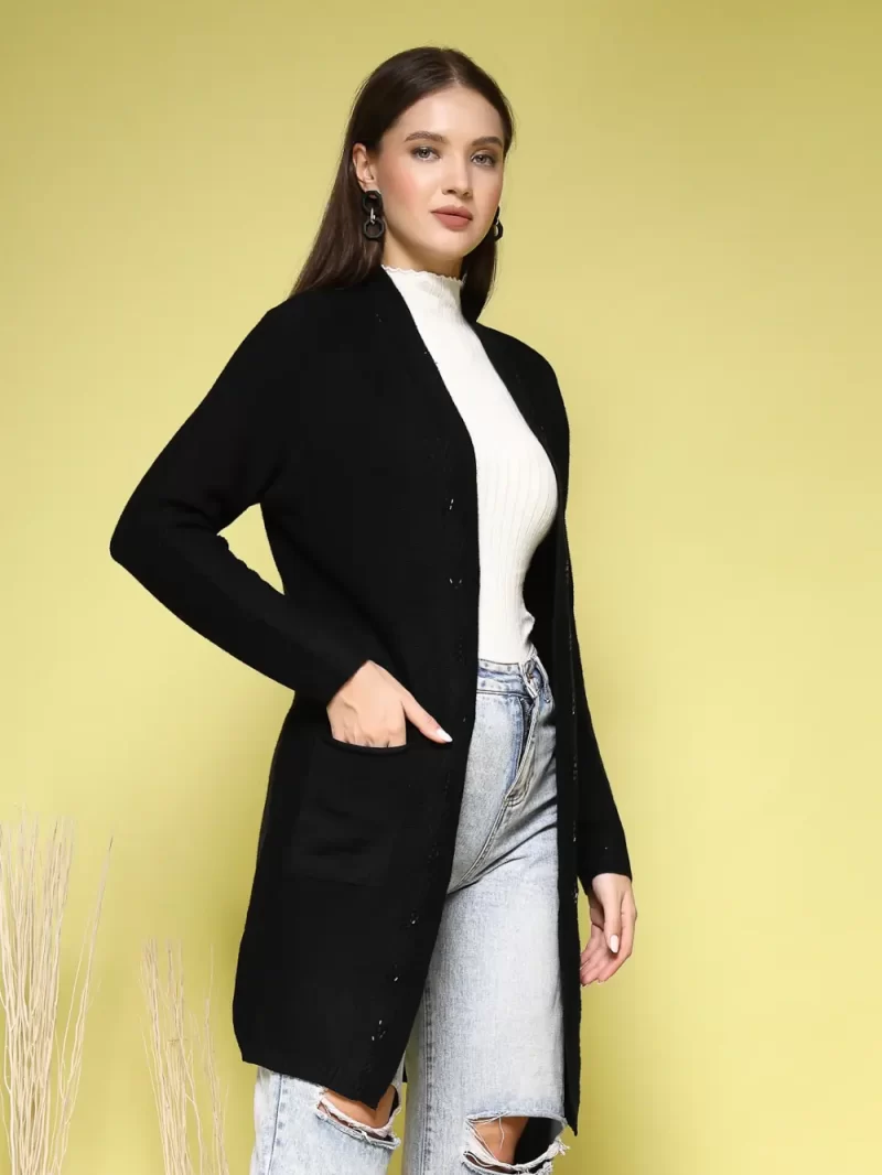 Front Open Longline Shrug