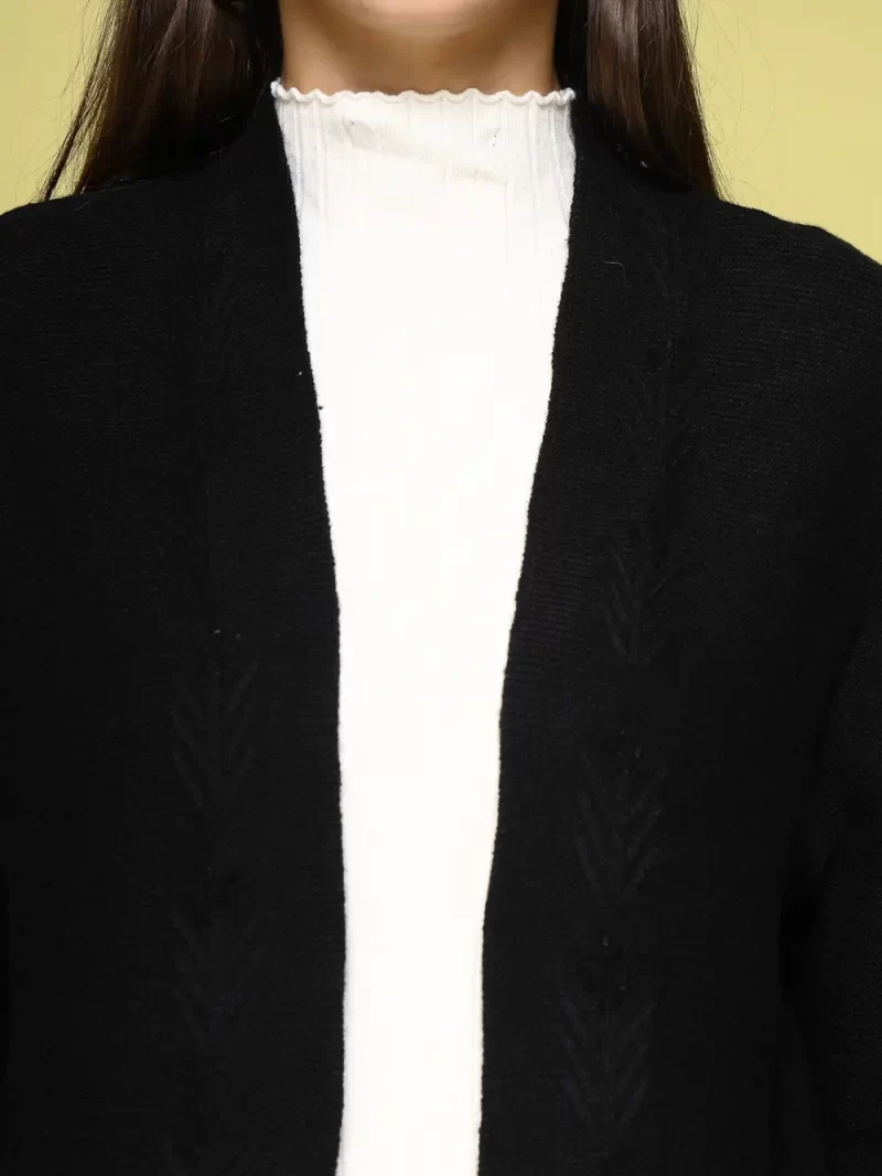 Front Open Longline Shrug