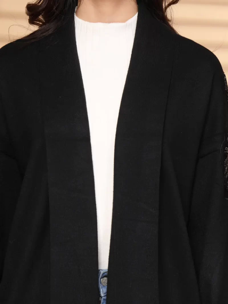 Women Longline Front Open Shrug