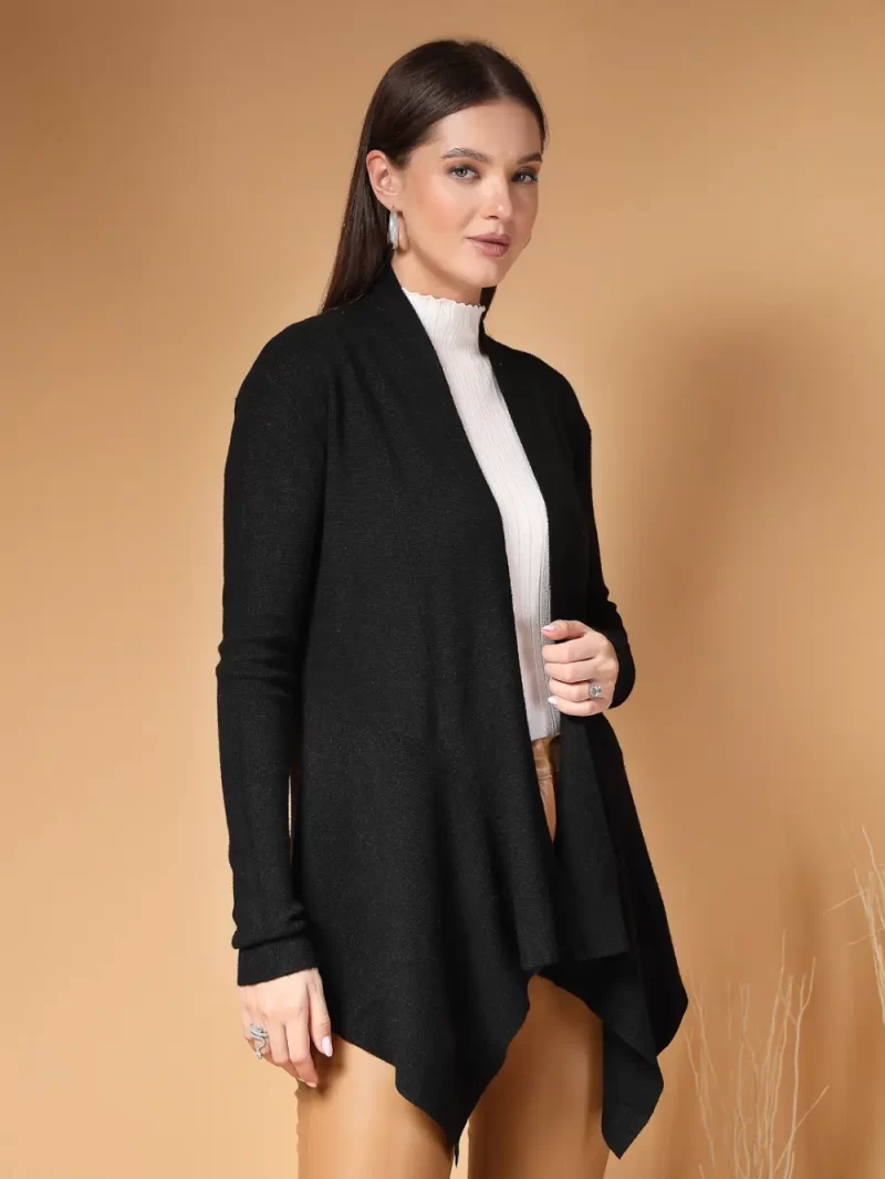 Women Front Open Regular Shrug