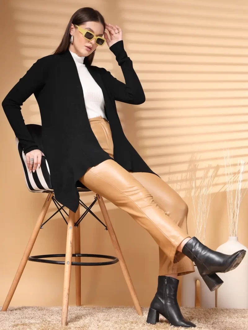 Women Front Open Regular Shrug