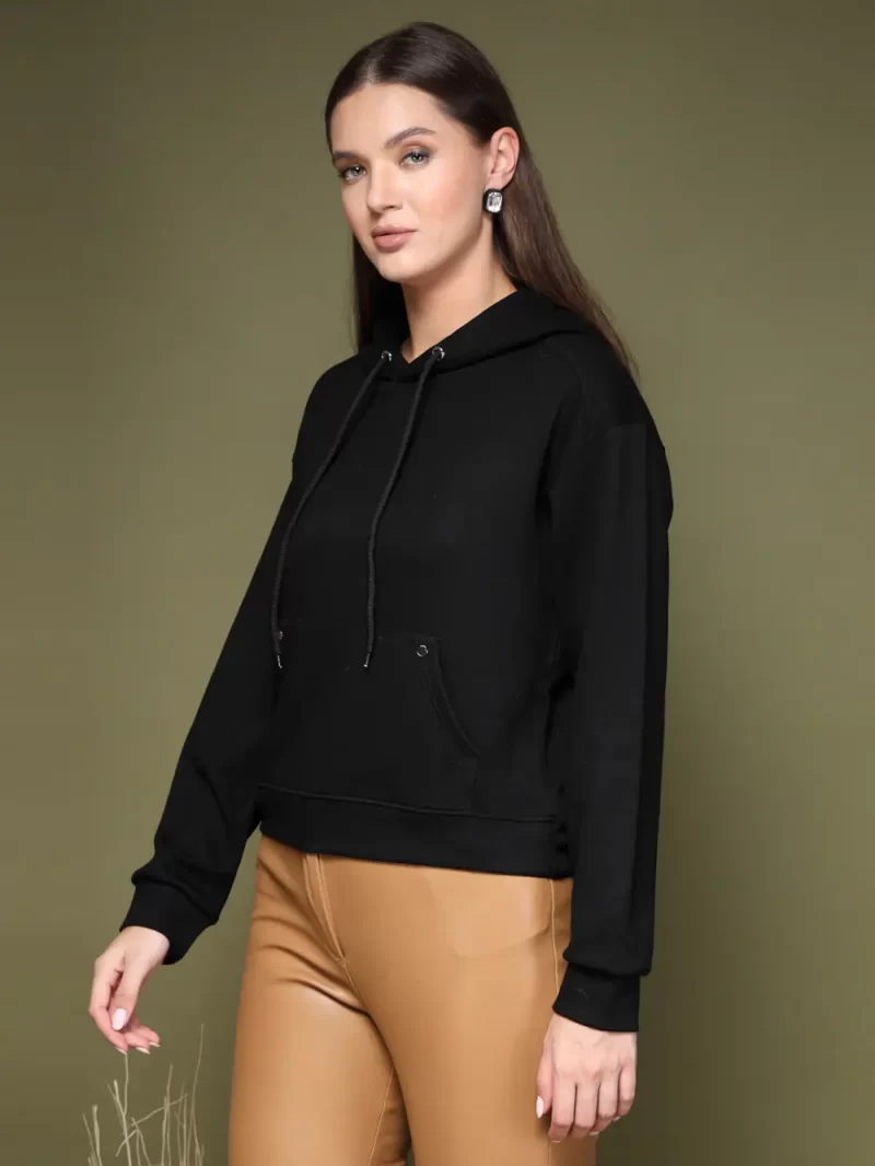 Women Hooded Pullover Sweatshirt