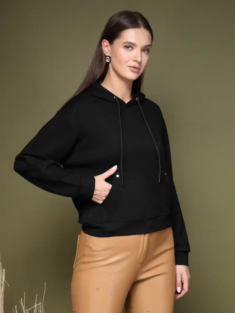 Women Hooded Pullover Sweatshirt